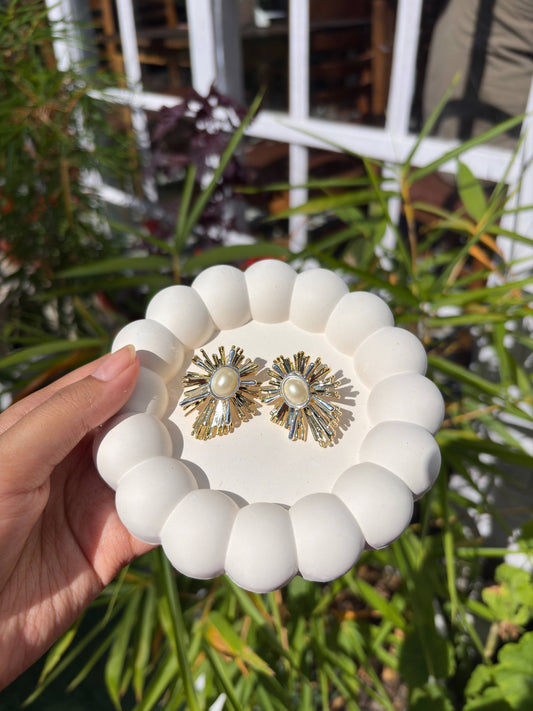 Sunburst Stud Earrings