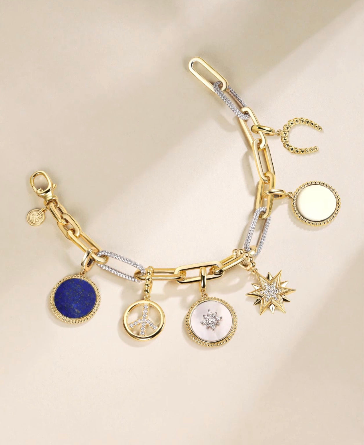 Celestial Layers Charm Bracelet