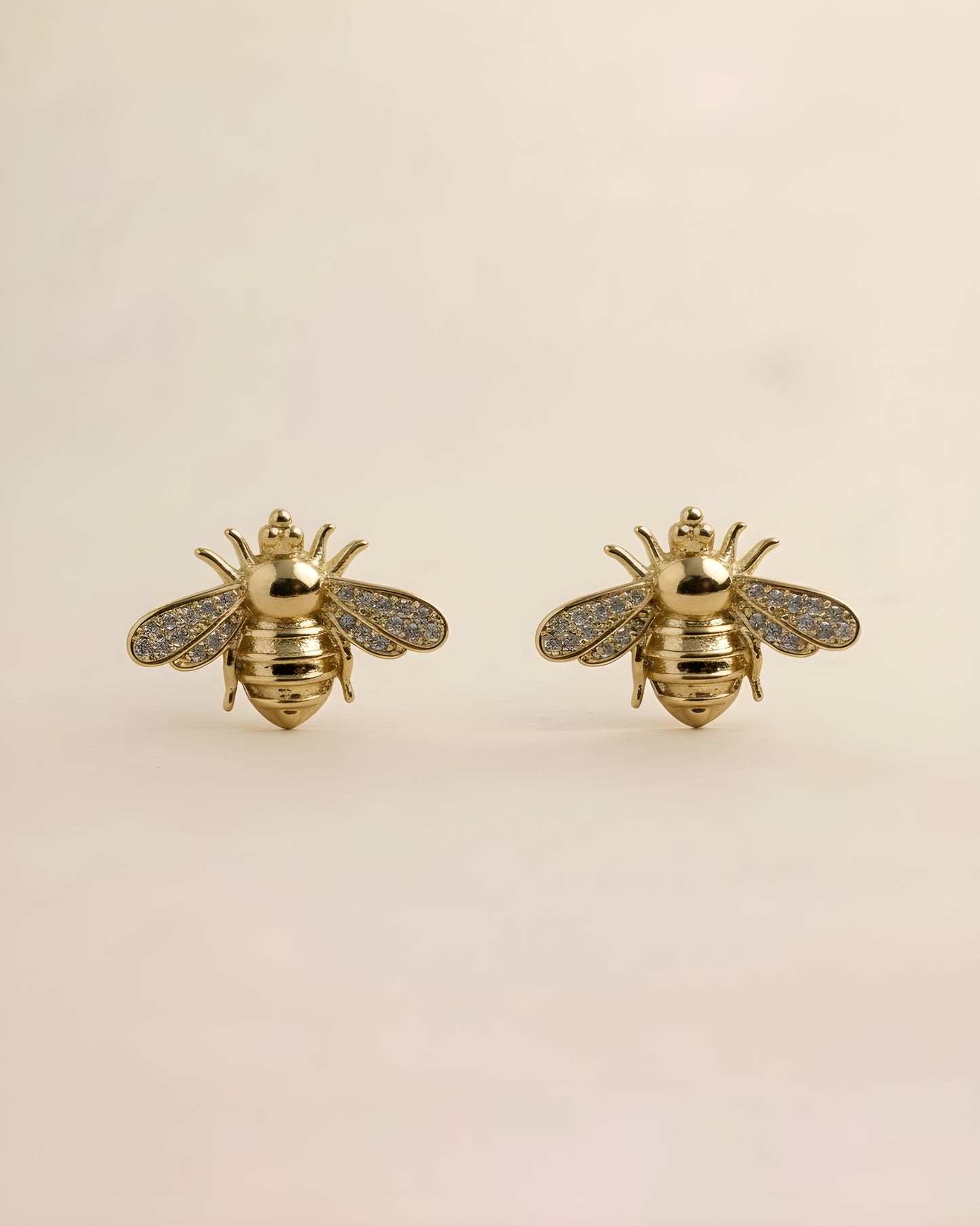 Honey Bee Stud Earrings